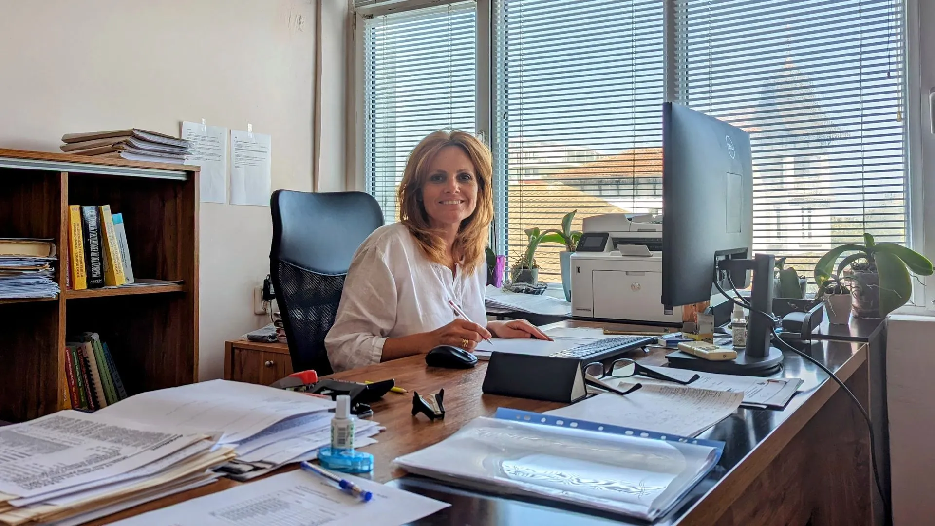 Sonya Mileva, managing partner at Account SM, at the office in Varna